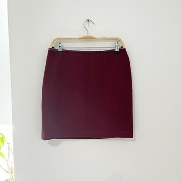 White House Black Market Red Mini Skirt Size 2 - Picture 1 of 6